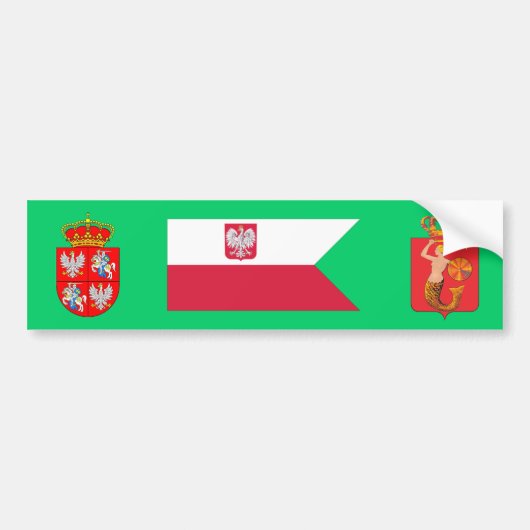 Rzeczypospolita Bumpersticker (Voorkant)