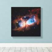 S106 Star Forming Region - NASA Hubble Space Photo Canvas Afdruk (Insitu (Houten vloer))