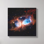S106 Star Forming Region - NASA Hubble Space Photo Canvas Afdruk (Voorkant)