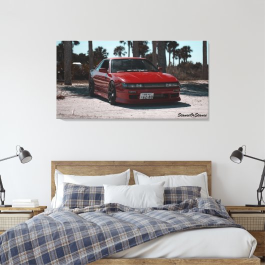 S13 Silvia Canvas Afdruk (Insitu (Slaapkamer))