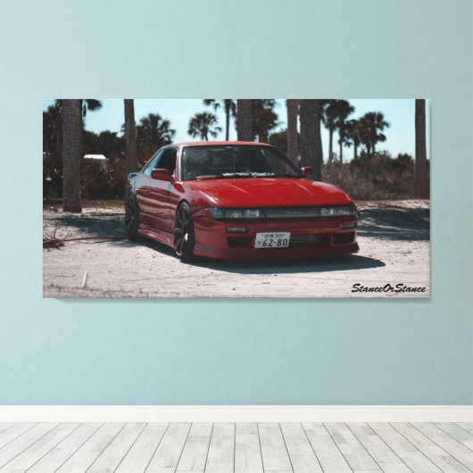 S13 Silvia Canvas Afdruk (Insitu (Houten vloer))