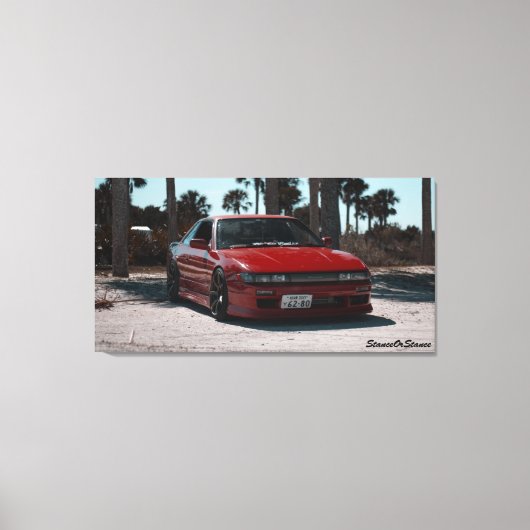 S13 Silvia Canvas Afdruk (Voorkant)