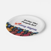 S1 Stemrechten voor de Volkswet Papieren Bordje (Gekanteld)