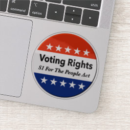 S1 Stemrechten voor de Volkswet Sticker