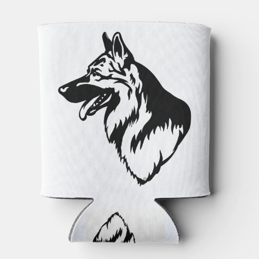 s27 Duitse herdershoofd Blikjeskoeler (Achterkant)