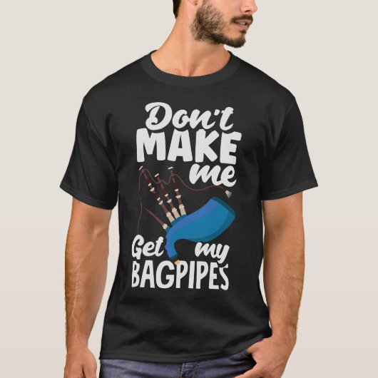 S2 Bagpipe Bagpiper (100) T-shirt (Voorkant)