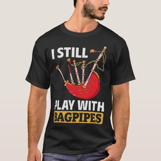 S2 Bagpipe Bagpiper (102) T-shirt (Voorkant)