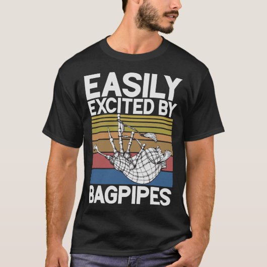 S2 Bagpipe Bagpiper (113) T-shirt (Voorkant)
