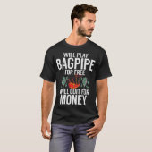 S2 Bagpipe Bagpiper (34) T-shirt (Voorkant volledig)