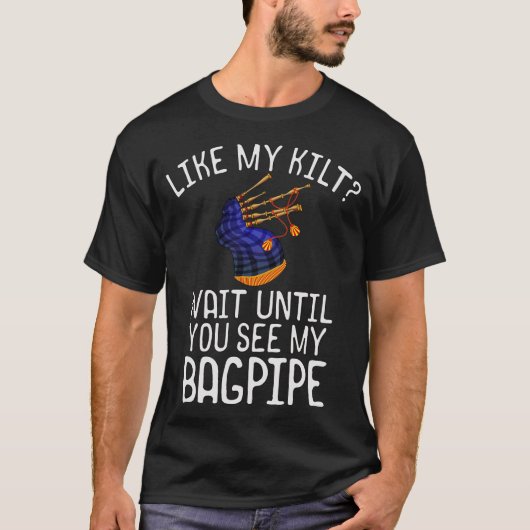 S2 Bagpipe Bagpiper (44) T-shirt (Voorkant)