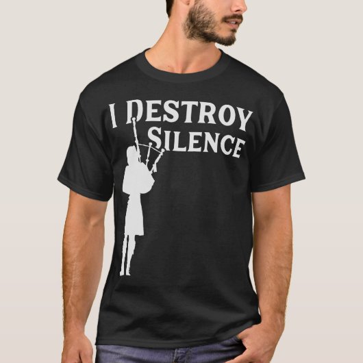 S2 Bagpipe Bagpiper (45) T-shirt (Voorkant)