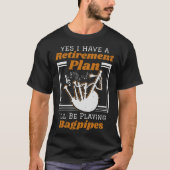 S2 Bagpipe Bagpiper (75) T-shirt (Voorkant)
