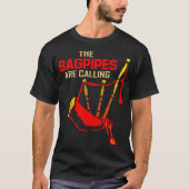S2 Bagpipe Bagpiper (77) T-shirt (Voorkant)