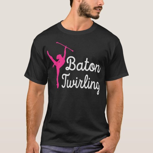S2 Baton Twirling Baton Twirl Baton Twirler (32) T-shirt (Voorkant)