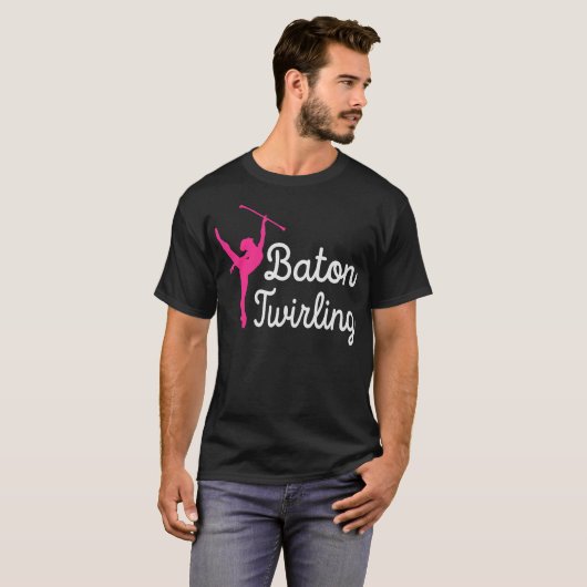 S2 Baton Twirling Baton Twirl Baton Twirler (32) T-shirt (Voorkant volledig)