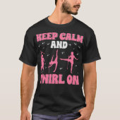 S2 Baton Twirling Baton Twirl Baton Twirler (35) T-shirt (Voorkant)