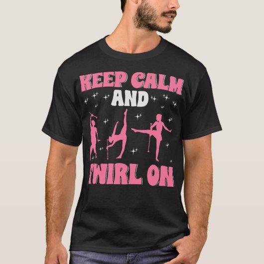 S2 Baton Twirling Baton Twirl Baton Twirler (35) T-shirt (Voorkant)