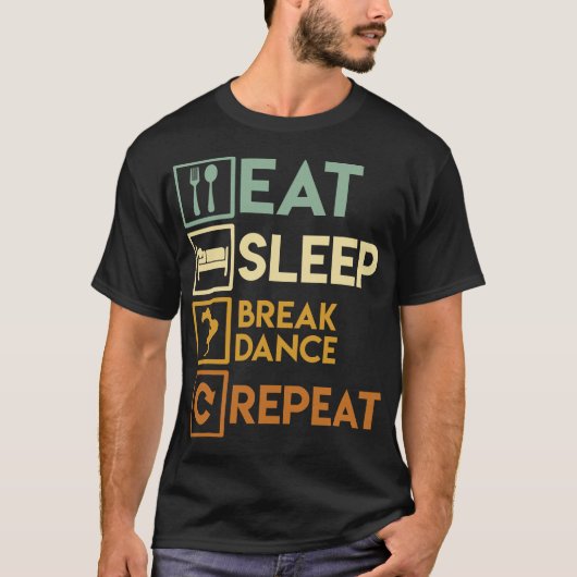 S2 Breakdance Breakdancer (105) T-shirt (Voorkant)