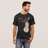 S2 Cellist Cellin (129) T-shirt (Voorkant volledig)