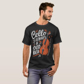 S2 Cellist Cellin (195) T-shirt (Voorkant volledig)