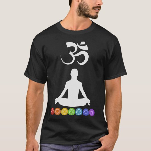 S2 Chakra Chakra Meditatie (45) T-shirt (Voorkant)
