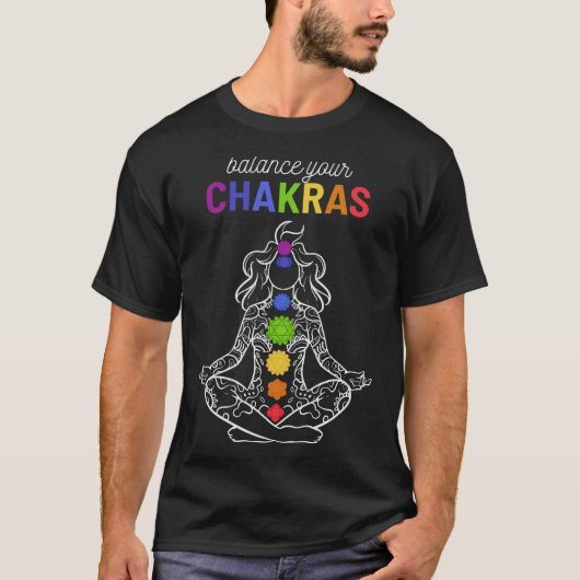 S2 Chakra Chakra Meditatie (46) T-shirt (Voorkant)