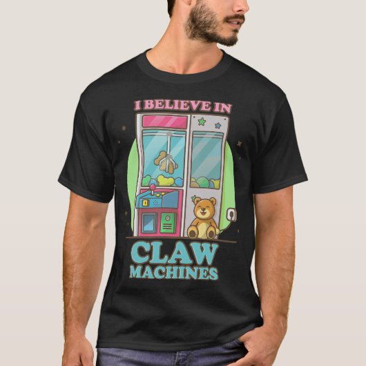 S2 Claw Machine Kraan Arcade Pluche Grabber (31) T-shirt (Voorkant)