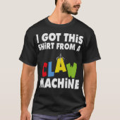 S2 Claw Machine Kraan Arcade Pluche Grabber (8) T-shirt (Voorkant)