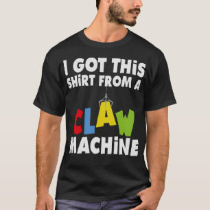 S2 Claw Machine Kraan Arcade Pluche Grabber (8) T-shirt