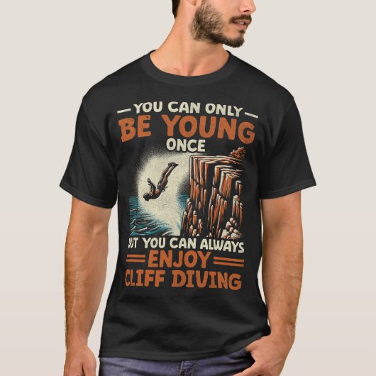 S2 Cliff Diving (30) T-shirt (Voorkant)