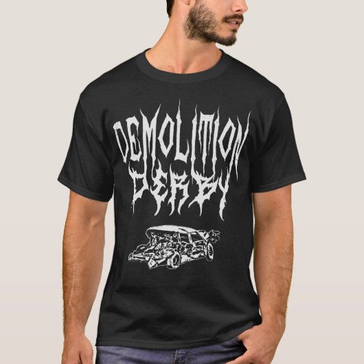 S2 Demolition Derby Smashing Cars (51) T-shirt (Voorkant)