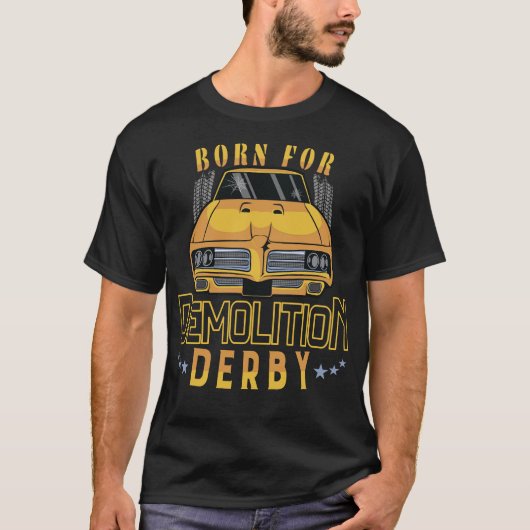 S2 Demolition Derby Smashing Cars (76) T-shirt (Voorkant)