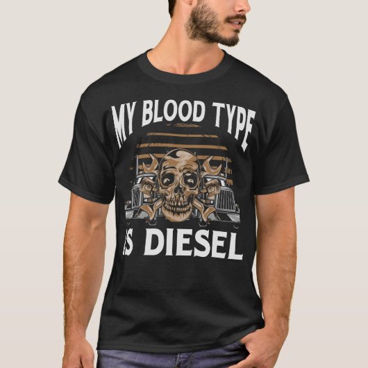 S2 Diesel Truck Diesel Trucker (76) T-shirt (Voorkant)