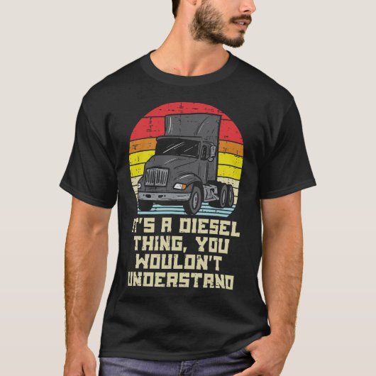 S2 Diesel Truck Diesel Trucker (79) T-shirt (Voorkant)