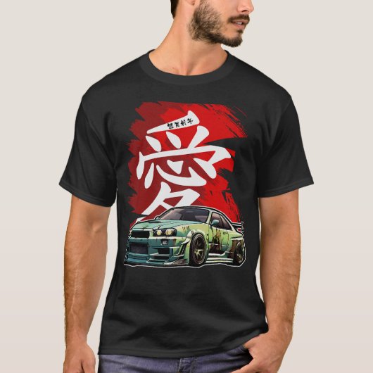 S2 Drifting Drift Car (107) T-shirt (Voorkant)