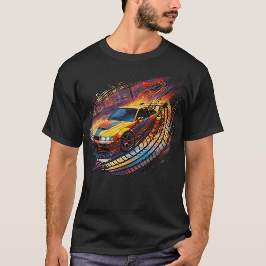 S2 Drifting Drift Car (200) T-shirt (Voorkant)