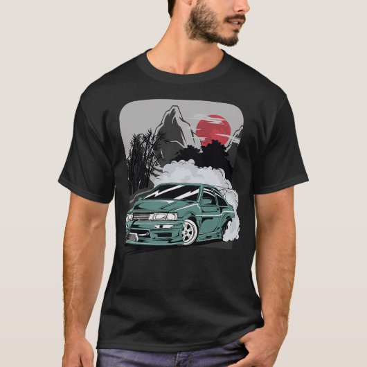 S2 Drifting Drift Car (20) T-shirt (Voorkant)