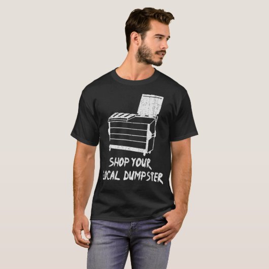 S2 dumpster duiken (31) t-shirt (Voorkant volledig)