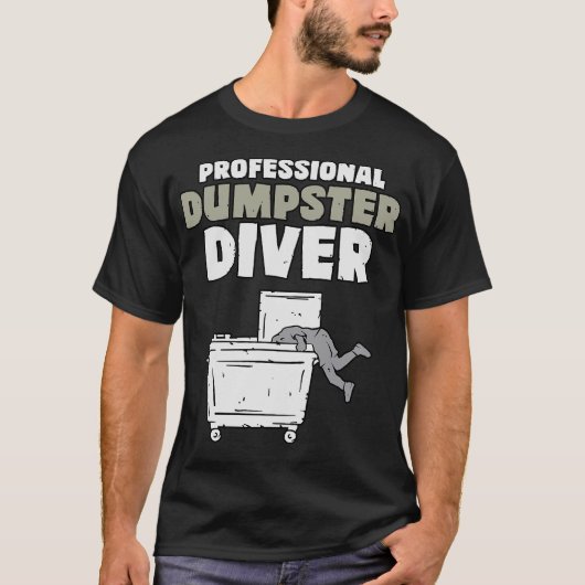 S2 dumpster duiken (6) t-shirt (Voorkant)