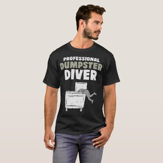 S2 dumpster duiken (6) t-shirt (Voorkant volledig)