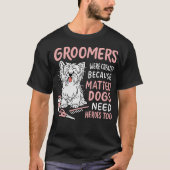 S2 Hond Grooming Hond Groomer (111) T-shirt (Voorkant)