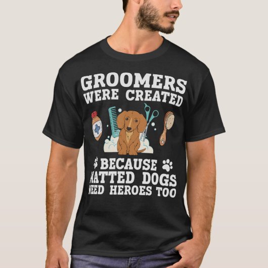 S2 Hond Grooming Hond Groomer (16) T-shirt (Voorkant)
