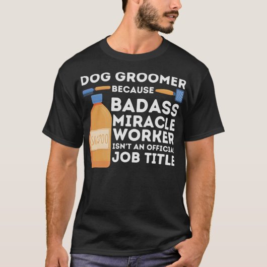 S2 Hond Grooming Hond Groomer (3) T-shirt (Voorkant)