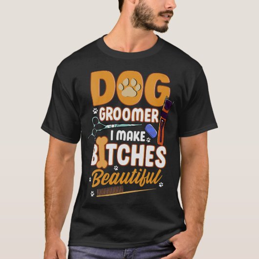 S2 Hond Grooming Hond Groomer (43) T-shirt (Voorkant)