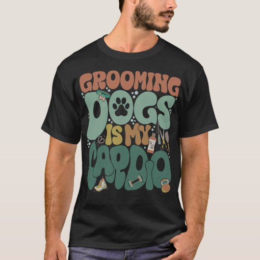 S2 Hond Grooming Hond Groomer (50) T-shirt (Voorkant)