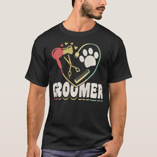 S2 Hond Grooming Hond Groomer (85) T-shirt (Voorkant)