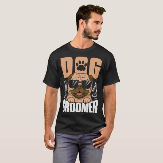 S2 Hond Grooming Hond Groomer (89) T-shirt (Voorkant volledig)