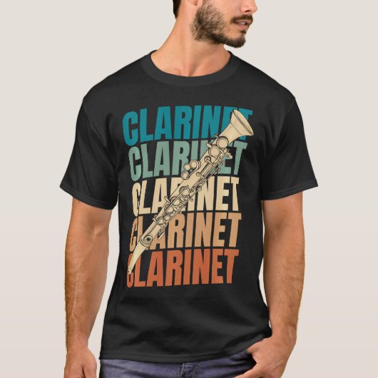 S2 klarinettist (133) t-shirt (Voorkant)