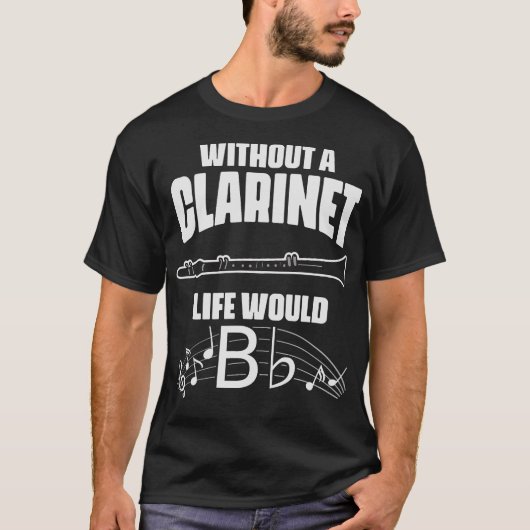 S2 klarinettist (138) t-shirt (Voorkant)