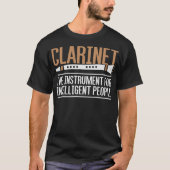 S2 klarinettist (80) t-shirt (Voorkant)